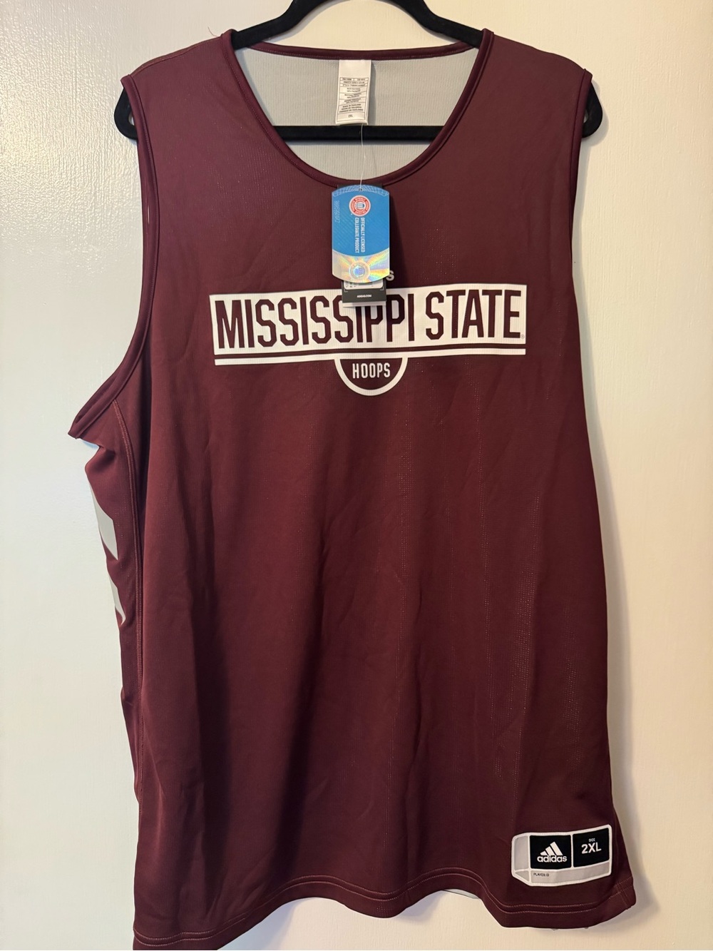 Adidas MISSISSIPPI STATE Men's BASKETBALL JERSEY Sz Xxl New w tags player issued